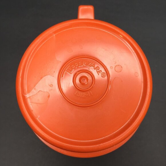 Vintage Set 4 1970s Tupperware Stacking Camp Mugs Cups 1312 Orange Yellow Green - Picture 8 of 15